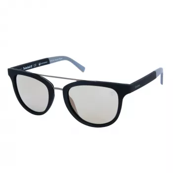 Timberland moteriški akiniai nuo saulės TB9130-5202R Havana rudi poliarizuoti kvadratiniai acetatiniai 52 mm