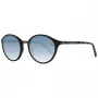 Timberland moteriški akiniai nuo saulės TB9157-5201D Havana rudi poliarizuoti 52 mm