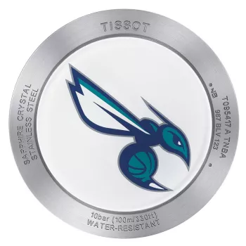 TISSOT PRS 516 Vyriškas Šveicariškas Kvarcinis Chronografo Laikrodis 42mm Sidabrinis Ciferblatas Rudo Odinio Dirželio T095417170373