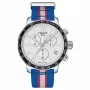 TISSOT T-Sport PRS 200 Vyriškas Chronografo Laikrodis 42mm Mėlynas Ciferblatas Nerūdijantis Plienas