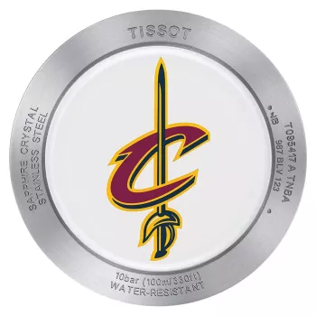 TISSOT T-Sport Quickster Chronograph vyrų laikrodis 42mm juodas ciferblatas NATO dirželis T0954171707