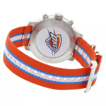 TISSOT T-Sport Quickster Vyriškas Šveicariškas Kvarcinis Chronografas 42mm Baltas Ciferblatas Baltas Silikoninis Dirželis T09547170371