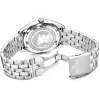 TITONI Airmaster Vyriškas Šveicariškas Automatinis Laikrodis 878SRG-657 41mm Rožinio Aukso PVD Nerūdijantis Plienas Ruda Oda