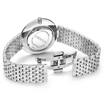 TITONI Airmaster vyrų laikrodis TQ52718S-608 37mm nerūdijantis plienas sidabrinis ciferblatas