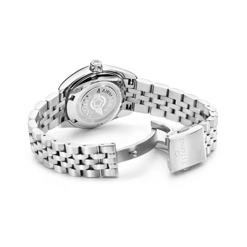 TITONI Ladies Automatic Watch 23909S-354 27mm Stainless Steel Silver Dial