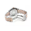 TITONI Vyriškas Automatinis Laikrodis 83909SRG-063 38,5mm Rožinio Aukso PVD Nerūdijantis Plienas Sidabrinis Ciferblatas Rudo Odos Dirželis