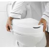 Tualeto pakėlimo sėdynė SAM White