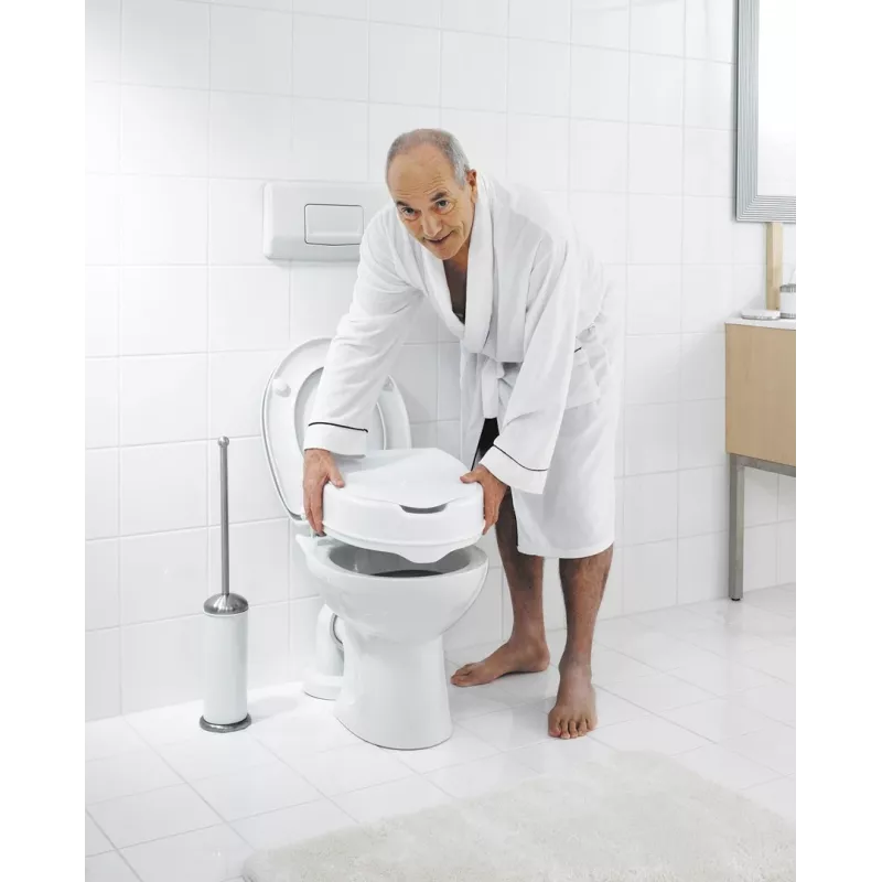 Tualeto pakėlimo sėdynė SAM White