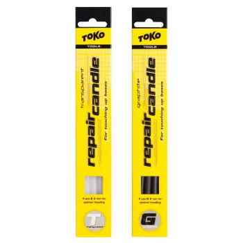 Toko Repair Candle 6mm Transparent (5 vienetai) – P-Tex slidžių ir snieglenčių pagrindo remonto vaškas