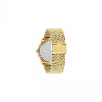 Tommy Hilfiger vyriškas laikrodis 1710469 analoginis kvarcinis 40mm mėlynas ciferblatas rudos odos dirželis
