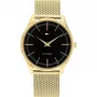 Tommy Hilfiger vyriškas laikrodis 1710469 analoginis kvarcinis 40mm mėlynas ciferblatas rudos odos dirželis