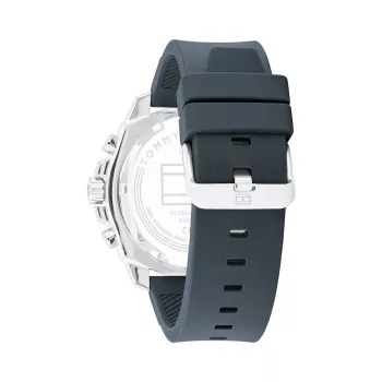 Tommy Hilfiger vyriškas laikrodis 1710687 analoginis kvarcinis 48 mm nerūdijančio plieno mėlynas ciferblatas