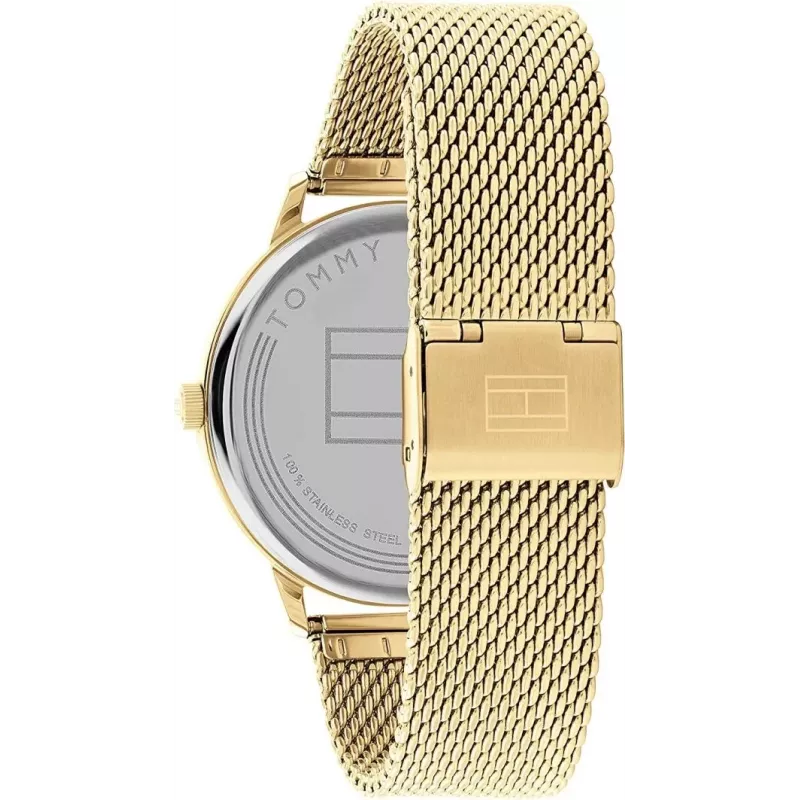 Tommy Hilfiger vyriškas laikrodis 1791877 analoginis kvarcinis 43mm nerūdijantis plienas mėlynas ciferblatas