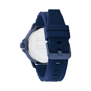 Tommy Hilfiger 1792022 vyriškas analoginis kvarcinis laikrodis, 48 mm nerūdijantis plienas, mėlynas ciferblatas
