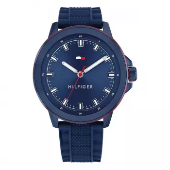 Tommy Hilfiger 1792022 vyriškas analoginis kvarcinis laikrodis, 48 mm nerūdijantis plienas, mėlynas ciferblatas