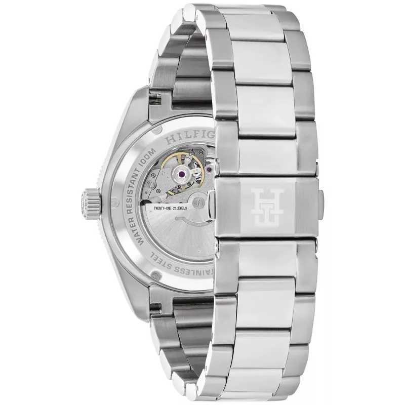 Tommy Hilfiger vyrų 1792154 kvarcinis nerūdijančio plieno laikrodis 40mm mėlynu ciferblatu