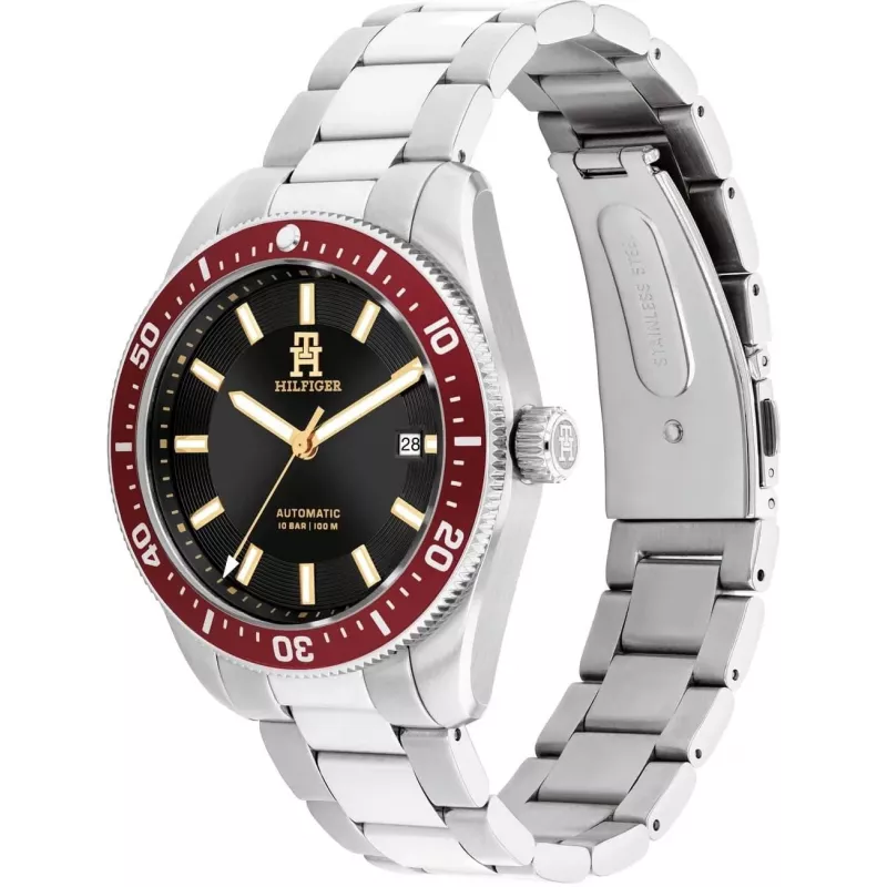Tommy Hilfiger vyrų 1792154 kvarcinis nerūdijančio plieno laikrodis 40mm mėlynu ciferblatu