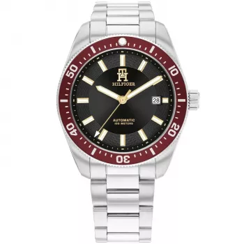 Tommy Hilfiger vyrų 1792154 kvarcinis nerūdijančio plieno laikrodis 40mm mėlynu ciferblatu