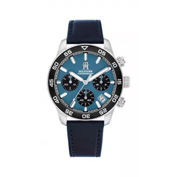 Tommy Hilfiger Vyriškas Laikrodis 1792187 Analoginis Kvarcinis 41mm Nerūdijantis Plienas Mėlynas Ciferblatas