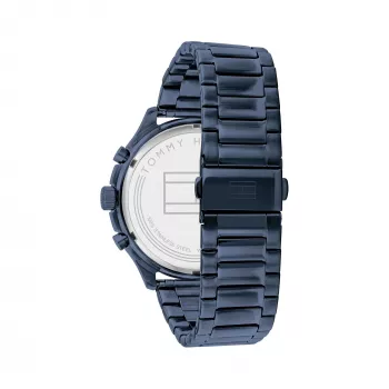 Tommy Hilfiger Vyriškas Damon kvarcinis laikrodis 1791853 44mm mėlynas silikonas