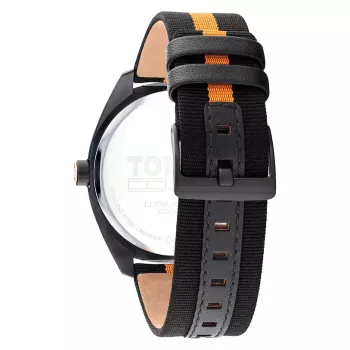 Tommy Hilfiger vyriškas laikrodis Damon Quartz 1792042 45 mm nerūdijantis plienas mėlynas ciferblatas