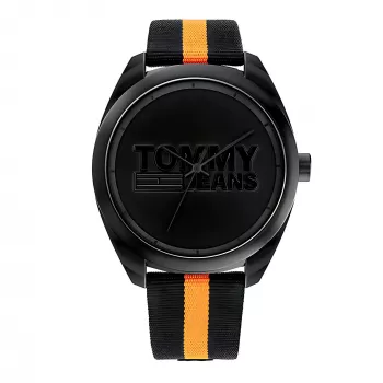 Tommy Hilfiger vyriškas laikrodis Damon Quartz 1792042 45 mm nerūdijantis plienas mėlynas ciferblatas