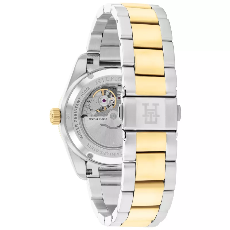 Tommy Hilfiger Deacon Vyriškas Kvarco Laikrodis 40mm Mėlynas Ciferblatas Plieninis Tinklelis
