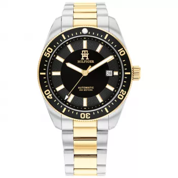 Tommy Hilfiger Deacon Vyriškas Kvarco Laikrodis 40mm Mėlynas Ciferblatas Plieninis Tinklelis