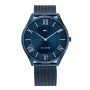 Tommy Hilfiger Vyriškas Rankinis Laikrodis Decker 1710514 43mm Mėlynas Ciferblatas Ruda Oda