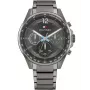 Tommy Hilfiger vyriškas laikrodis Decker 1791975 44 mm mėlynas ciferblatas, nerūdijančio plieno tinklelis
