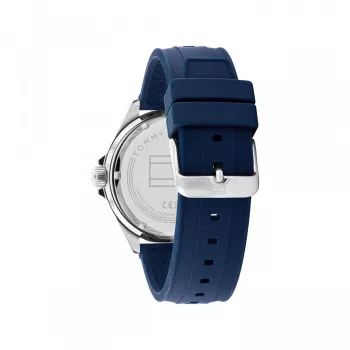 Tommy Hilfiger vyr. laikrodis Decker Quartz 1792009 43mm mėlynas ciferblatas nerūdijantis plienas