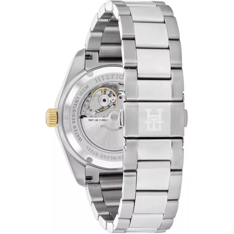 Tommy Hilfiger vyriškas laikrodis „Decker“ 1792155 40mm mėlynas ciferblatas nerūdijantis plienas