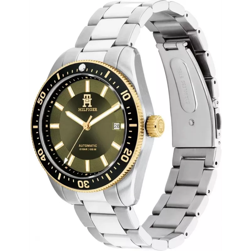 Tommy Hilfiger vyriškas laikrodis „Decker“ 1792155 40mm mėlynas ciferblatas nerūdijantis plienas