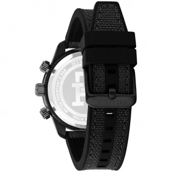 Tommy Hilfiger vyriškas laikrodis Decker 1792182 41mm mėlynas ciferblatas ruda oda