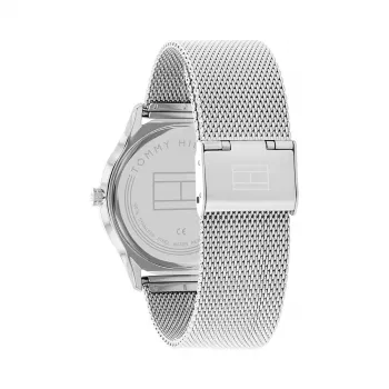 TOMMY HILFIGER Vyriškas TH Sport Kvarcinis Laikrodis 40mm Mėlynas Ciferblatas Ruda Odinis Dirželis 1710468