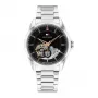 Tommy Hilfiger vyrų laikrodis 1710718 39 mm mėlynas ciferblatas rudas odinis apyrankė