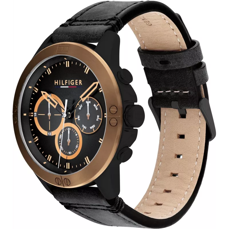 Vyriškas laikrodis Tommy Hilfiger 1791893 46mm nerūdijantis plienas mėlynas ciferblatas