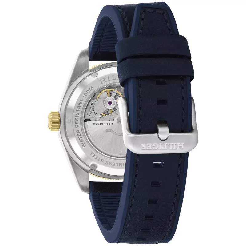 Tommy Hilfiger vyriškas laikrodis 1792141 40mm nerūdijančio plieno mėlynas ciferblatas