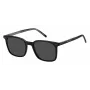 TOMMY HILFIGER TH1938S80753I Unisex Akiniai 53/14/145 mm Juodas Rėmas Pilki Lęšiai