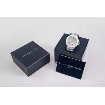 Tommy Hilfiger Unisex Laikrodis 1782707 40mm Nerūdijančio Plieno Tinklelio Apyrankė Mėlynas Ciferblatas