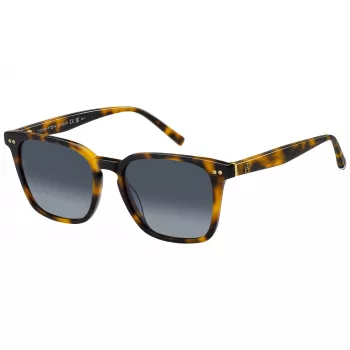TOMMY HILFIGER Moteriški akiniai nuo saulės TH-2158-S-086 Havana Rudi Kvadratiniai Acetatas 52mm