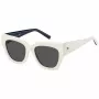 TOMMY HILFIGER moteriški akiniai nuo saulės TH-2223-S-SZJ Havana acetatinis kvadratinis rėmas, rudi gradientiniai lęšiai 53/19/140 mm