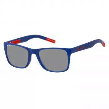 TOMMY JEANS TJ-0045-S-8RU Unisex Akiniai Nuo Saulės – Juodas Rėmas, Pilki Lęšiai 52/19/140 mm