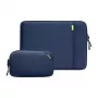 TOMTOC Defender-A13 Laptop Sleeve + 14 Case Set (Navy Blue)