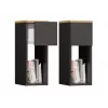 TOP E SHOP GALAX 20/1S Naktinis staliukas, antracitas/artisan