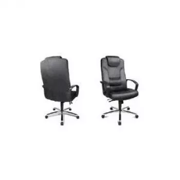 Topstar Comfort Point 50 vadovo kėdė, mikrofilmo apmušalas, chromuotas pagrindas, juoda 7819 TA3