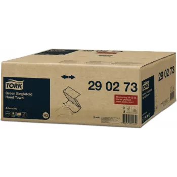 Tork Advanced H3 Zigzag-Fold popieriniai rankšluosčiai, 2 sluoksnių, balti, 3750 lapų (290273)