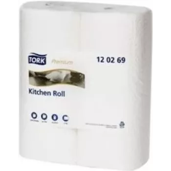 Tork Extra Absorbent virtuvės rankšluostis 2 sluoksnių baltas 174 lapai 40 m (120269)