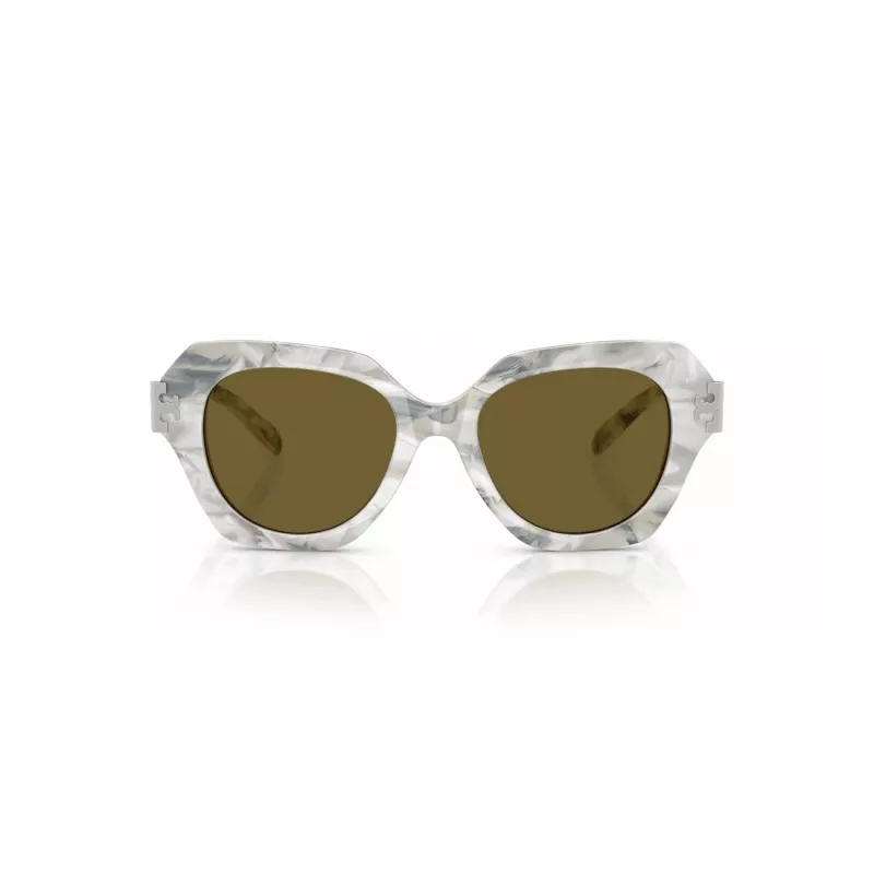 Tory Burch TY7215U 318473 Moteriški akiniai nuo saulės – Dark Havana, Brown Gradient, 51mm