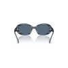 Tory Burch Moteriški Akiniai Nuo Saulės TY7214U 317780 Tamsiai Havana Ruda Gradient 53mm